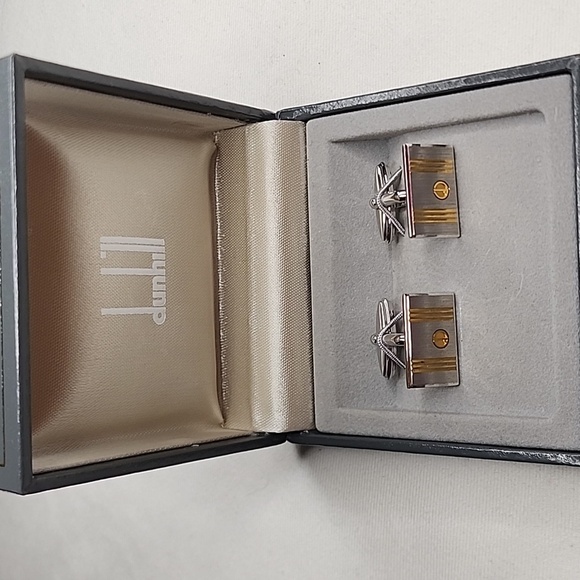 Dunhill cufflinks Authentic - Picture 2 of 8